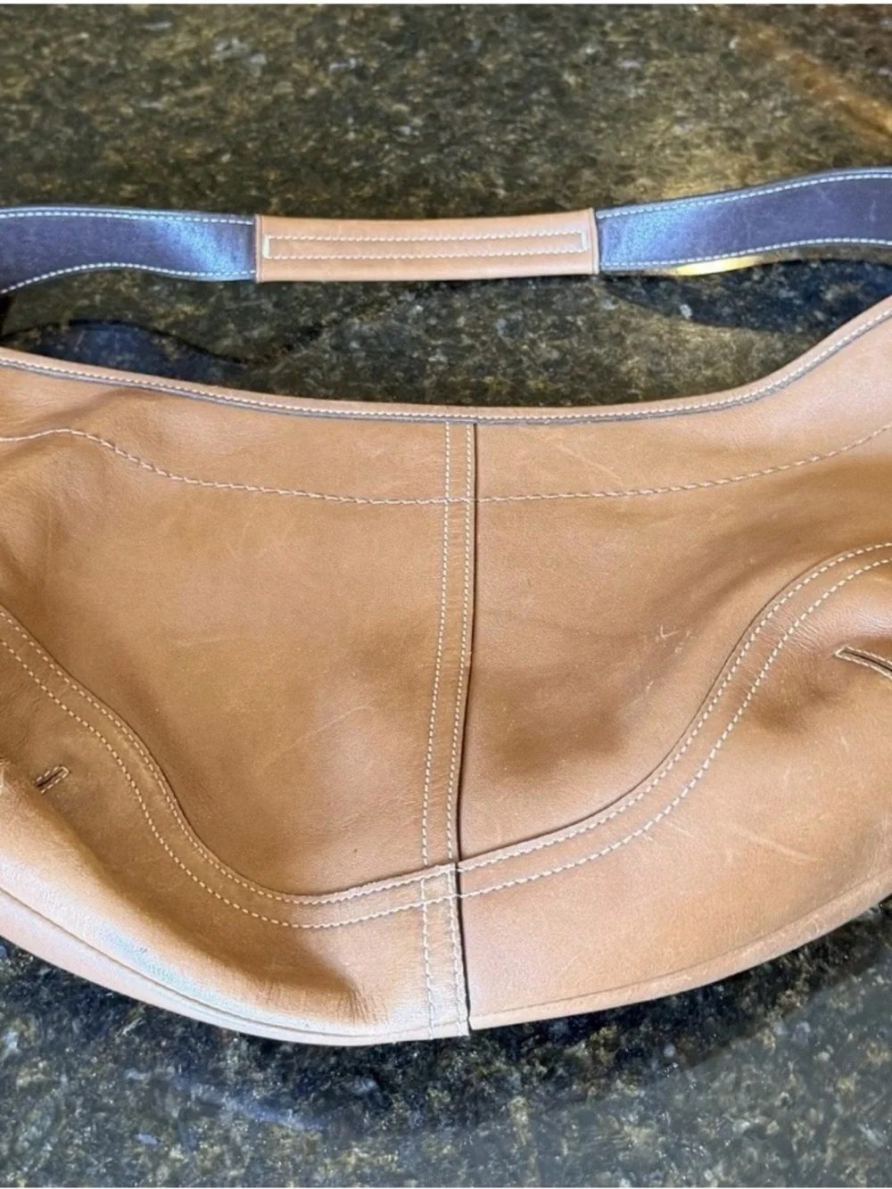 Coach Tan Leather Hobo Bag